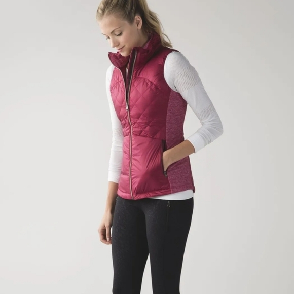 Lululemon down for a run vest size 4 - Picture 2 of 11